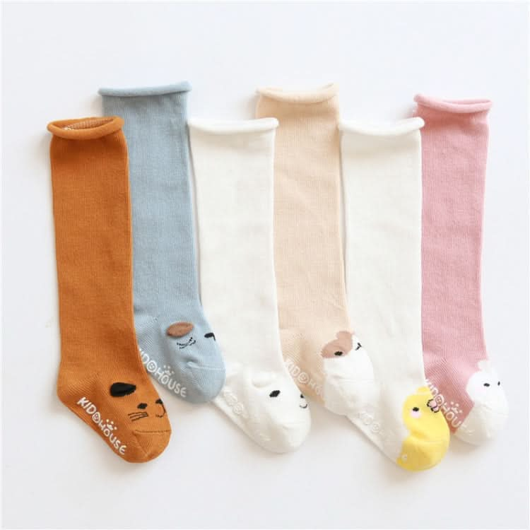 Autumn And Winter Baby Thigh Socks Curling Loose Mouth Children Cartoon Non-Slip Toddler Socks Reluova