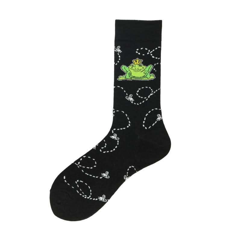 Autumn Personality Animal Colorful Skates Tube Male Socks Reluova