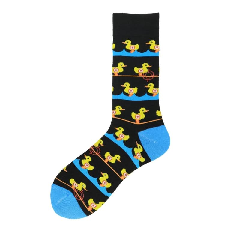 Autumn Personality Animal Colorful Skates Tube Male Socks Reluova