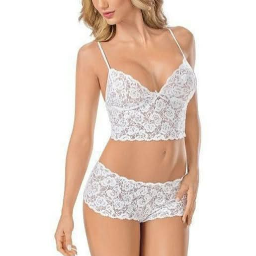 Sexy Lace Ladies Underwear Bra And Panty Set