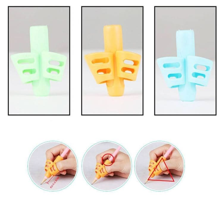 Non-toxic Children Pencil Writing Aid Grip Posture Correction Tools, Random Color Delivery Reluova