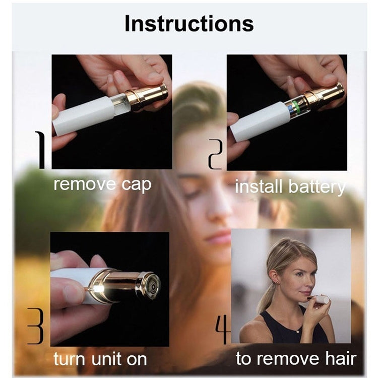 Electric Hair Removal Epilator For Women Facial Safety Epilator Accessories Body Face Mini Makeup Tool Reluova