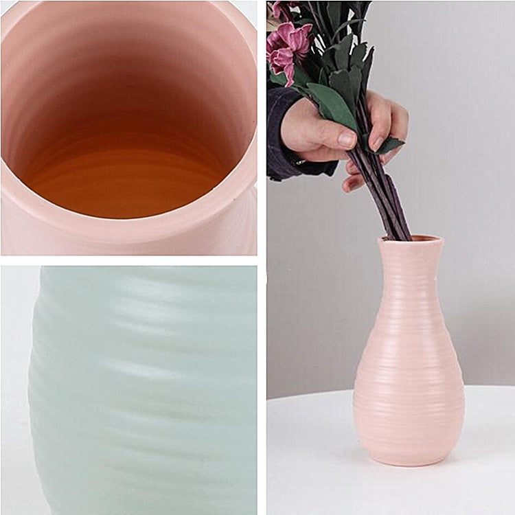 Modern Simple Plastic Flower Vase Creative Desktop Decoration Ornaments My Store