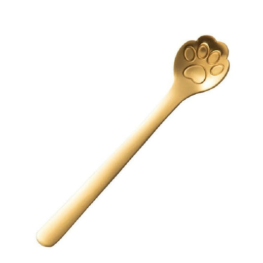 Stainless Steel Creative Cat Claw Coffee Spoon Dessert Cake Spoon - Reluova