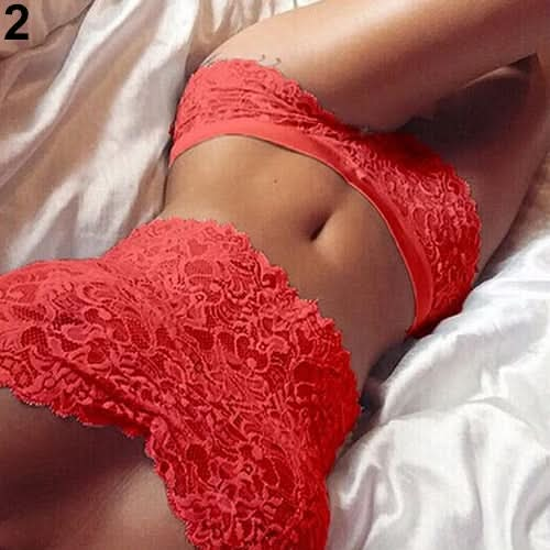 Corset Lace Brassiere Push Up Vest Top Bra and Panty Set Underwear Set