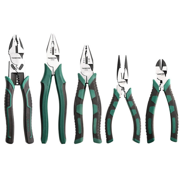 TUOSEN Multifunctional Crimping and Stripping Labor Saving Flat Pliers Vise Manual Wire Cutters My Store