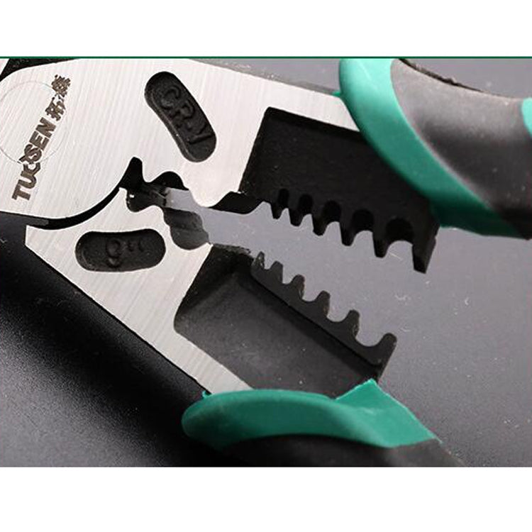 TUOSEN Multifunctional Crimping and Stripping Labor Saving Flat Pliers Vise Manual Wire Cutters My Store