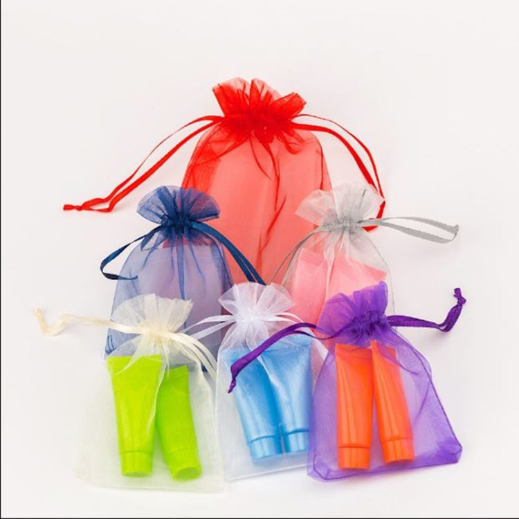 100 PCS Gift Bags Jewelry Organza Bag Wedding Birthday Party Drawable Pouches, Series 3