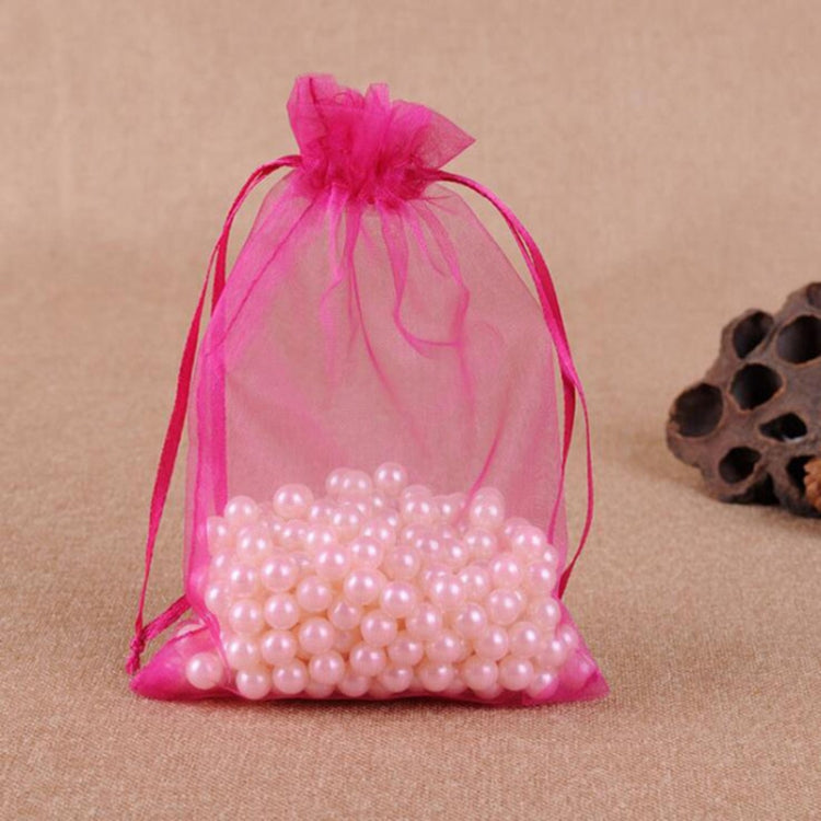 100 PCS Gift Bags Jewelry Organza Bag Wedding Birthday Party Drawable Pouches, Series 3