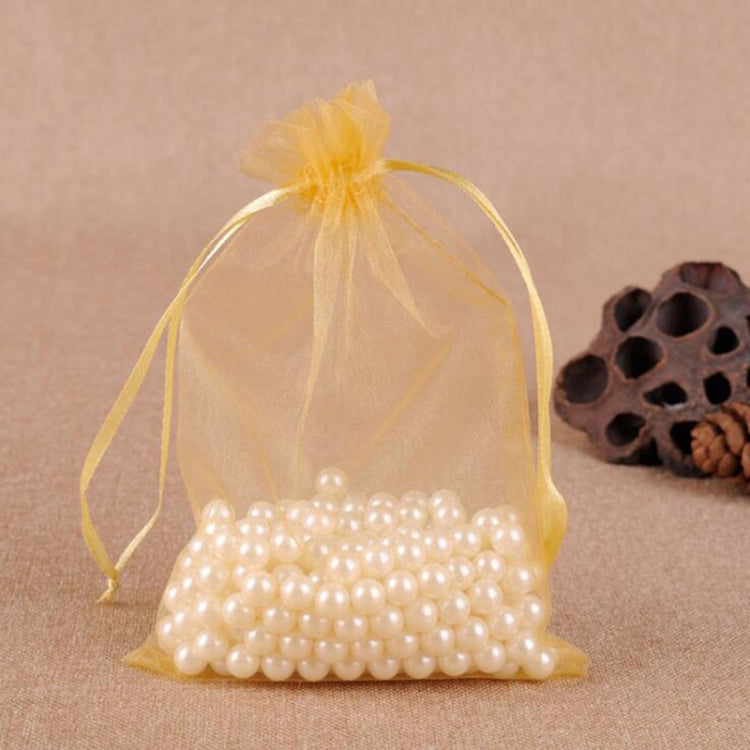 100 PCS Gift Bags Jewelry Organza Bag Wedding Birthday Party Drawable Pouches, Series 3