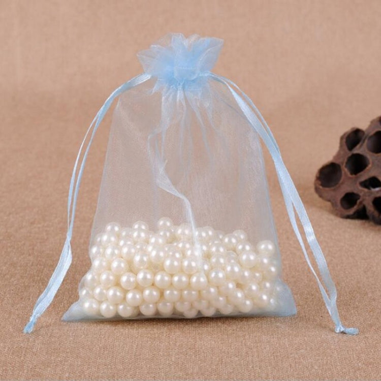 100 PCS Gift Bags Jewelry Organza Bag Wedding Birthday Party Drawable Pouches, Series 3