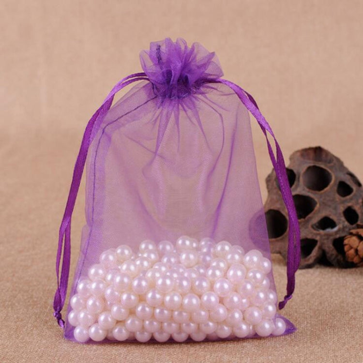 100 PCS Gift Bags Jewelry Organza Bag Wedding Birthday Party Drawable Pouches, Series 3