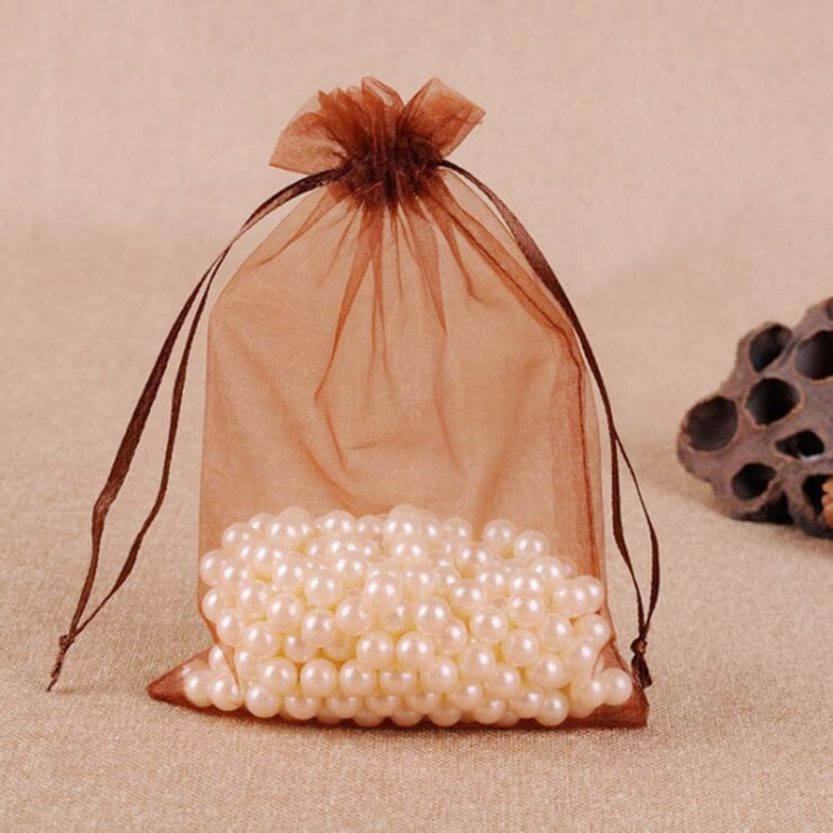 100 PCS Gift Bags Jewelry Organza Bag Wedding Birthday Party Drawable Pouches, Series 3