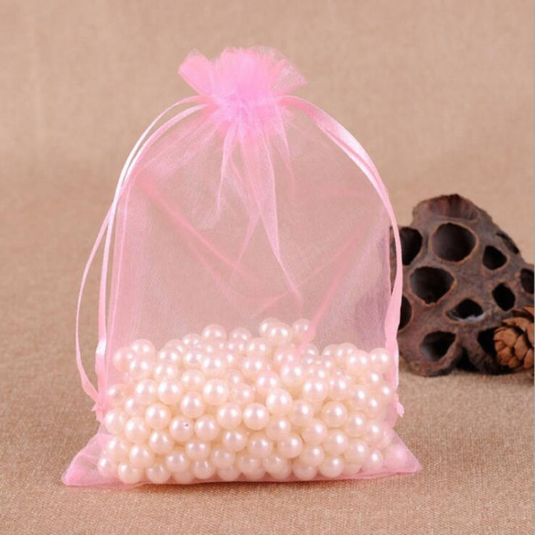 100 PCS Gift Bags Jewelry Organza Bag Wedding Birthday Party Drawable Pouches, Series 3