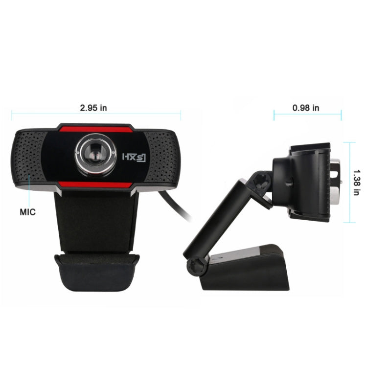 HXSJ USB Webcam HD 300 Megapixel PC Camera with Absorption Microphone My Store