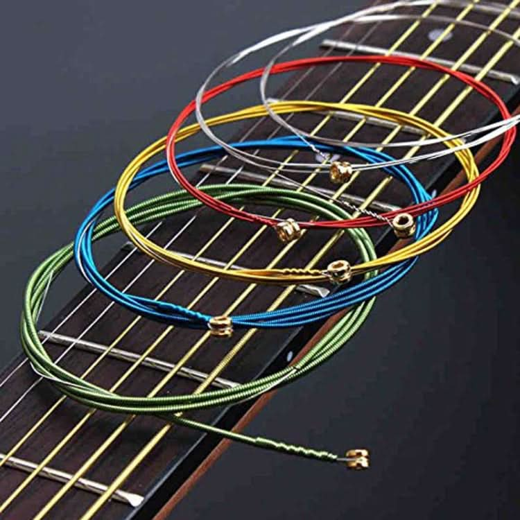 6 in 1 Multicolor E-A Guitar Strings Reluova