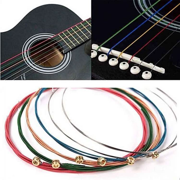 6 in 1 Multicolor E-A Guitar Strings Reluova