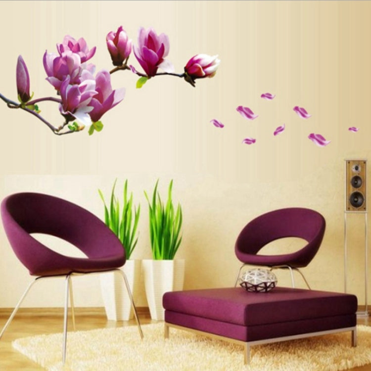 Creative PVC Magnolia DecalsWallpaper Removable DIY Art Home Decoration My Store