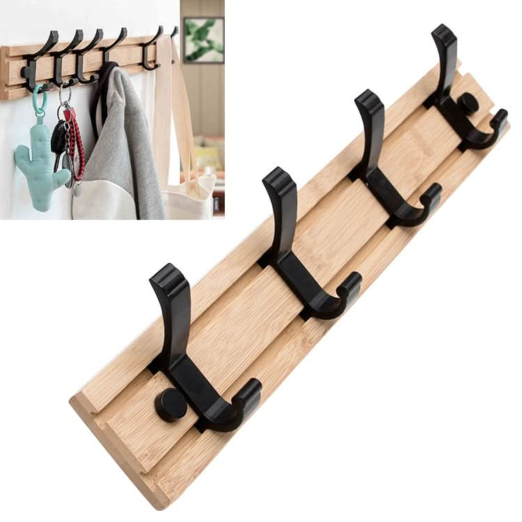 Fashion Wooden Free Punching Hook Coat Rack Hanger Hook for Bedroom Living Room or Wardrobe