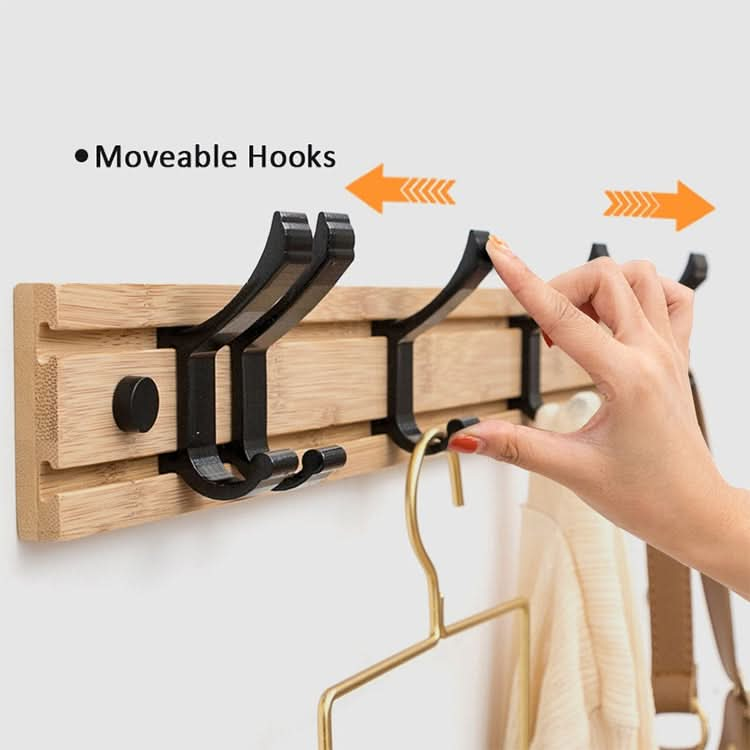 Fashion Wooden Free Punching Hook Coat Rack Hanger Hook for Bedroom Living Room or Wardrobe