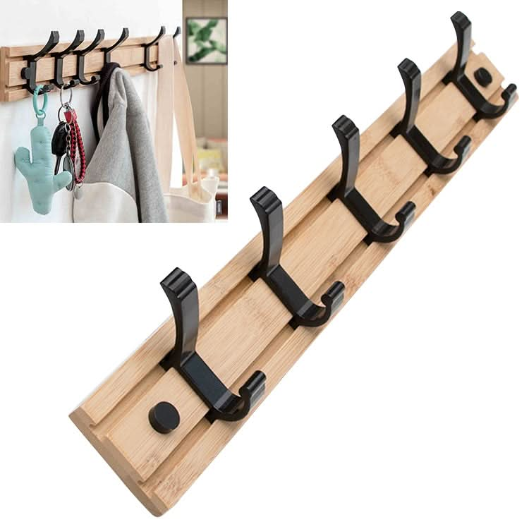 Fashion Wooden Free Punching Hook Coat Rack Hanger Hook for Bedroom Living Room or Wardrobe