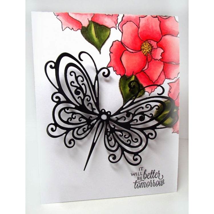 Butterfly Stencil DIY Clip Book Album Greeting Card Making Stencil Reluova