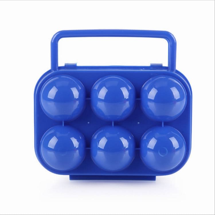 Portable Handle 6 Eggs Plastic Container Egg Storage Box Case Reluova