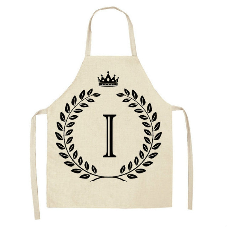 Creative Cotton Linen Sleeveless Letter Apron - Reluova