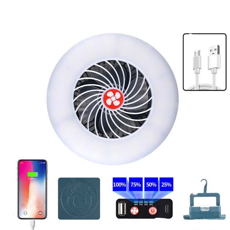 USB Rechargeable Fan Lamp Live Broadcast Multi-function Tent Camping Lamp