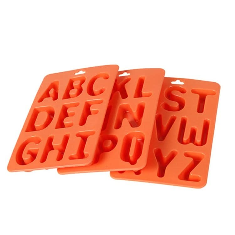 A-Z 3pcs Letter Ice Cube Ice Box Silicone Ice Tray Set-Reluova