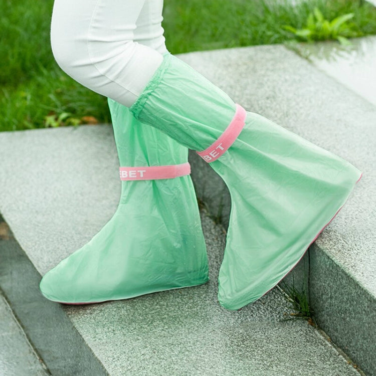 High Tube PVC Non-slip Waterproof Reusable Rain Shoe Boots Cover My Store