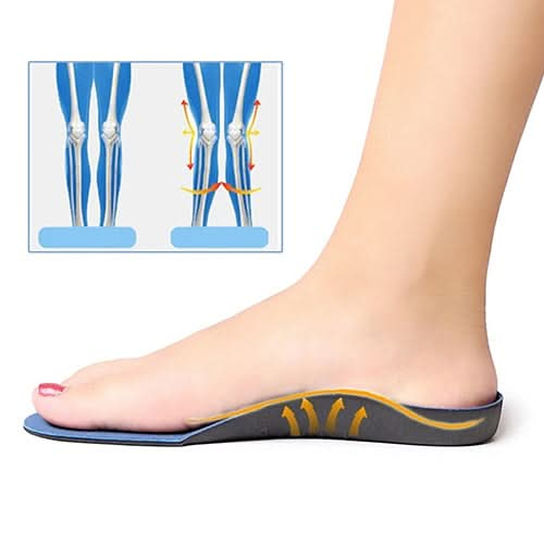 One Pair Flatfoot Orthotics Cubitus Varus Orthopedic Feet Cushion Pads Care Insoles Reluova