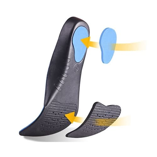 One Pair Flatfoot Orthotics Cubitus Varus Orthopedic Feet Cushion Pads Care Insoles Reluova