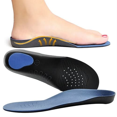 One Pair Flatfoot Orthotics Cubitus Varus Orthopedic Feet Cushion Pads Care Insoles Reluova