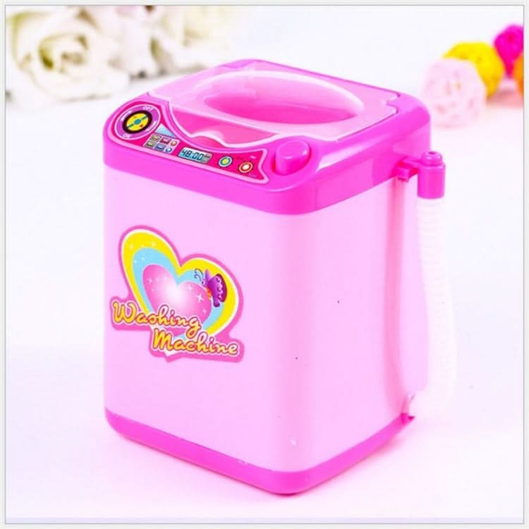 Mini Electric Washing Machine Pretend Play Children Furniture Toys Reluova