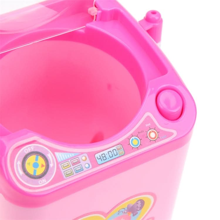 Mini Electric Washing Machine Pretend Play Children Furniture Toys Reluova