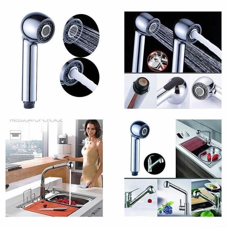 Bathroom Kitchen ABS Handheld Water Saving Pressurization Shower Head