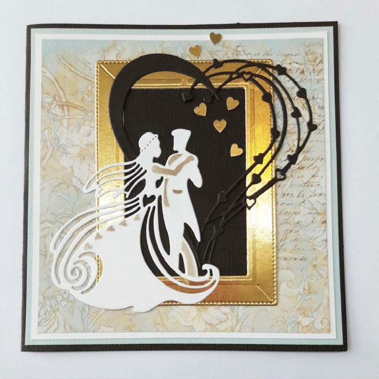 Wedding Couple Series Knife Mold Scrapbook Album Greeting Card Embossing Mold