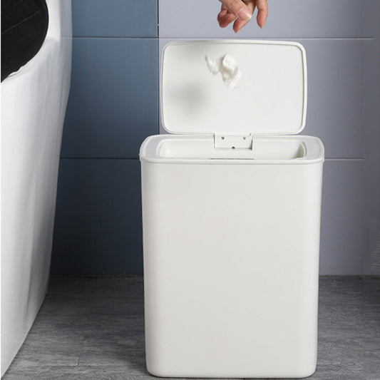 Fully-automatic with Lip Covered Household Living Room Kitchen Bathroom Intelligent Induction Trash Can Reluova