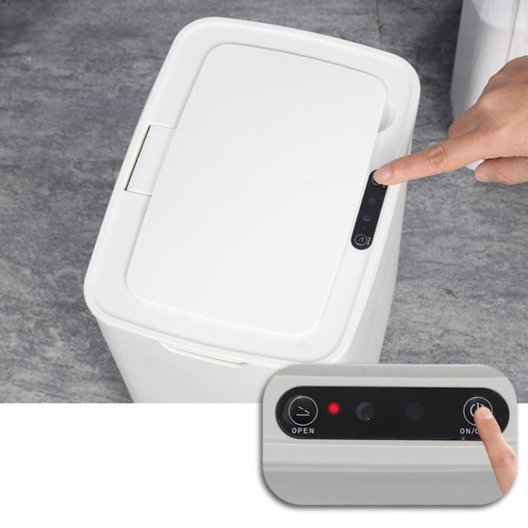 Fully-automatic with Lip Covered Household Living Room Kitchen Bathroom Intelligent Induction Trash Can