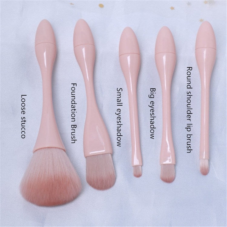 Mini Makeup Brush Set Portable Tool Beauty Makeup Brush Small Waist Brush Reluova