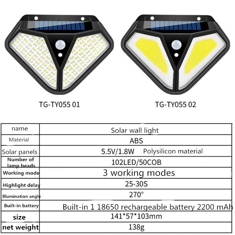 Solar Wall Lamp Body Induction Garden Lamp Villa Waterproof Outdoor Lighting Street Lamp My Store