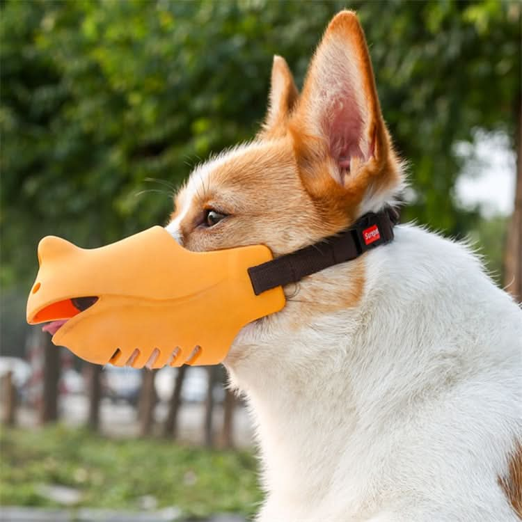 Pet Dog Muzzle Anti-bite Anti-call Silicone Muzzle - Reluova