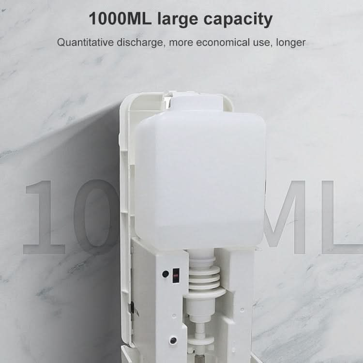 1000ML Automatic Induction Disinfection Machine Alcohol Sprayer Induction Type Non-contact Wall-mounted Soap Dispenser