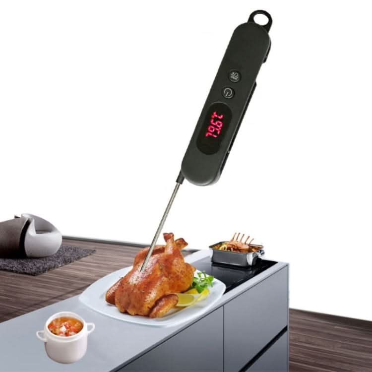 Folding Digital Meat Thermometer Probe Wireless Instant Read Kitchen Cooking Food Long Stainless Steel Probe BBQ Thermometer Reluova