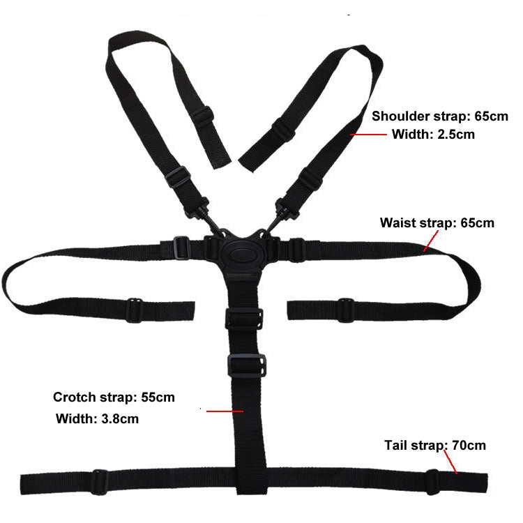 Five-point Child Safety Belt For Baby Stroller Seat Belt My Store