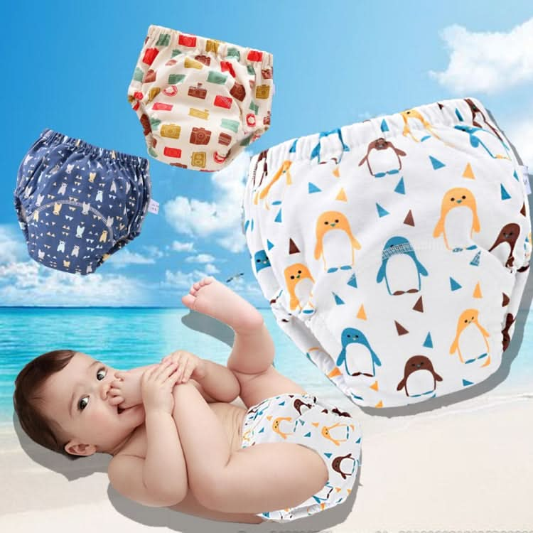 6 Layer Baby Diaper Waterproof  Reusable Cloth Diapers Baby Cotton Training  Underwear Pants Diaper-Reluova