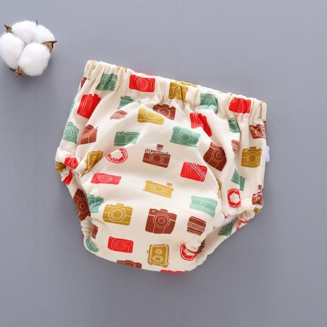 6 Layer Baby Diaper Waterproof  Reusable Cloth Diapers Baby Cotton Training  Underwear Pants Diaper-Reluova