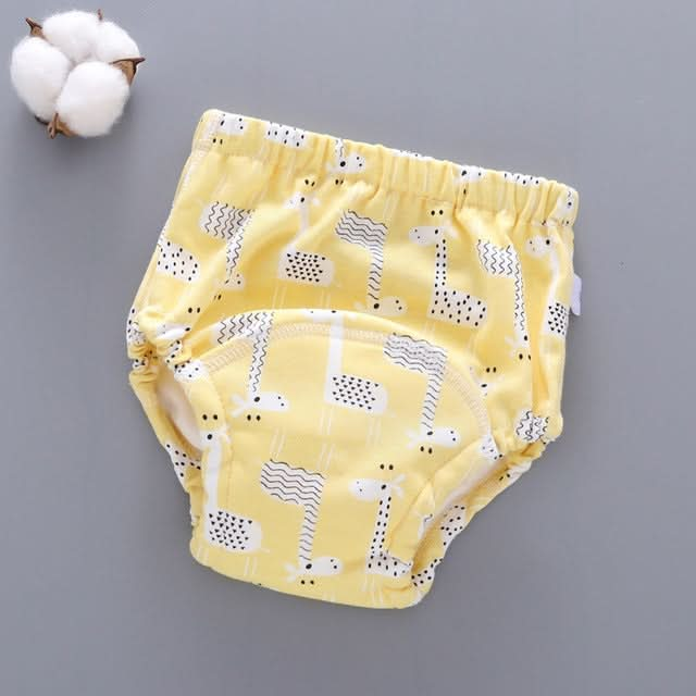 6 Layer Baby Diaper Waterproof  Reusable Cloth Diapers Baby Cotton Training  Underwear Pants Diaper-Reluova