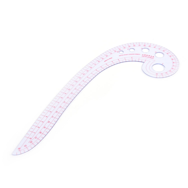 2 PCS Long Comma Shaped Plastic Transparent Curve Ruler-Reluova